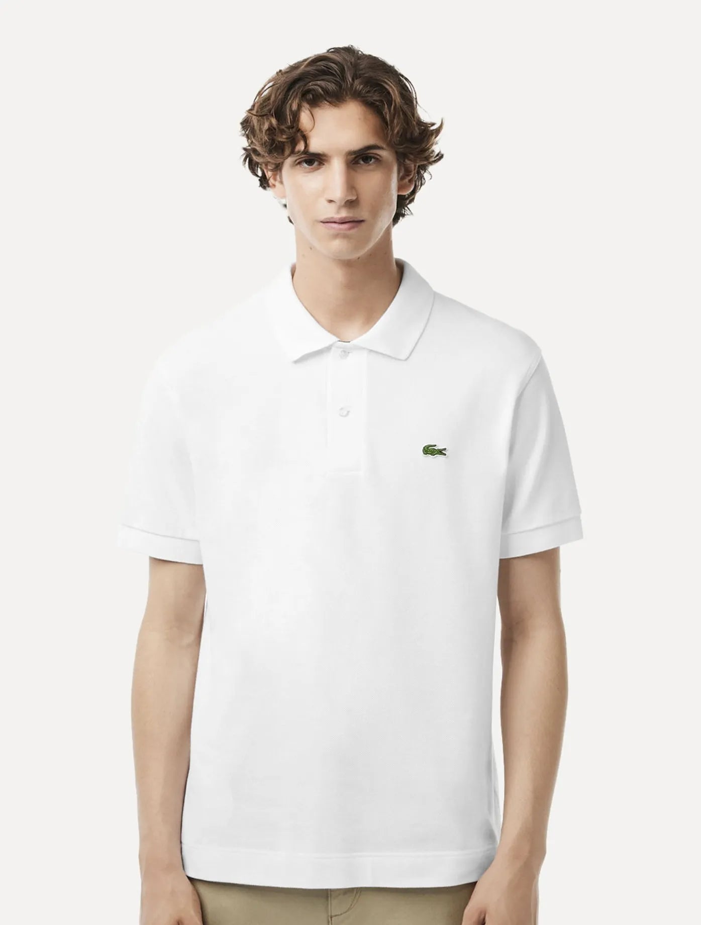 Polo Clásico de Piqué de Algodón Grueso Lacoste